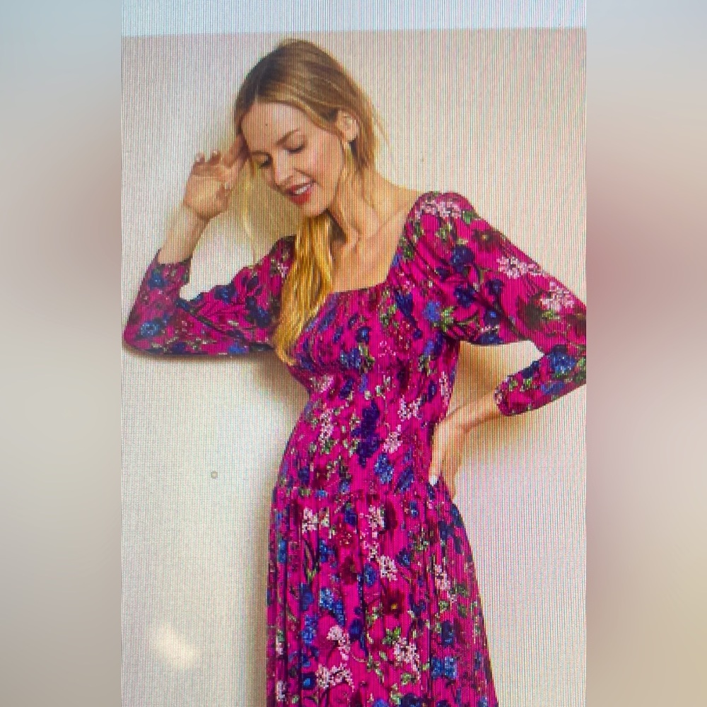 Hatch floral maternity dress